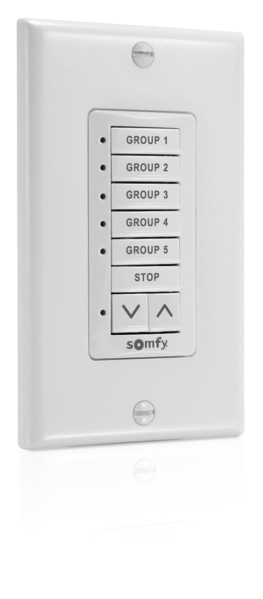 DecoFlex SDN Keypad, 8-Button V2, Group Control, White